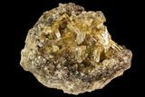 Selenite Crystal Cluster (Fluorescent) - Peru #94621-1